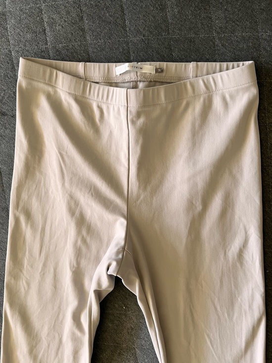 ELAINE KIM Mitra Medium Neutral Tech Cropped Pants Orig$300 Excellent Condition - Picture 5 of 8